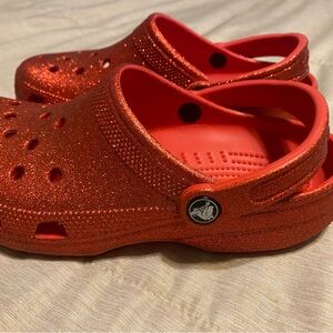 Bright Red Water Shoes with Ventilation and Classic Clog Design